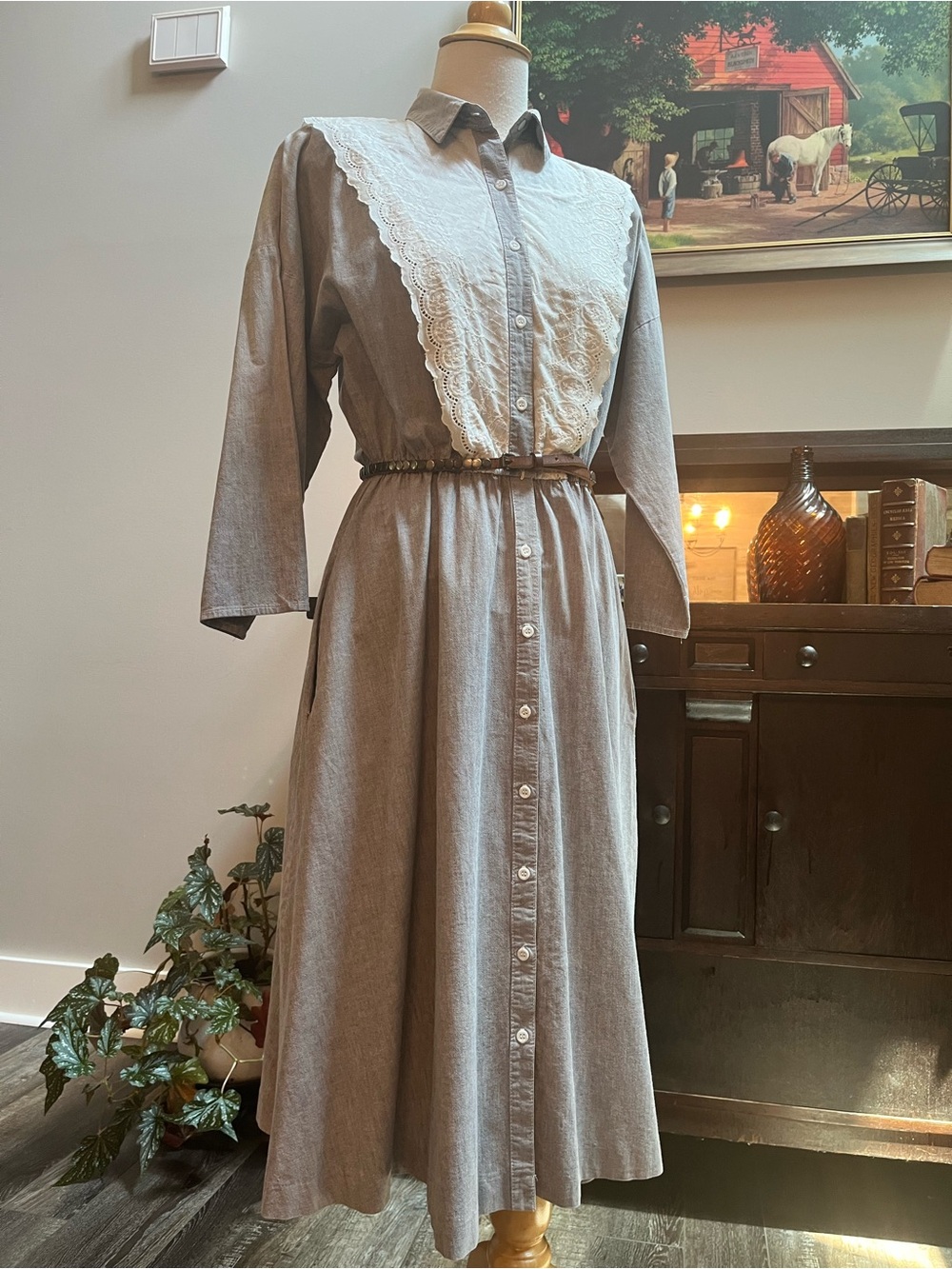 Vintage Kay Brandon prairie dress
